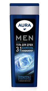Гель для душа Aura Ультра чистота с морскими минералами 380 мл