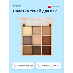 Палетка теней для век EVELINE LOOK UP тон but why not