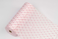 Полотенце White line 45х90см рулон розовый 100шт