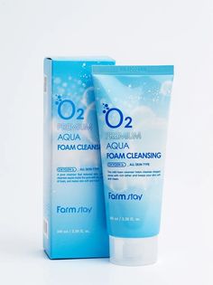 FarmStay Пенка очищающая с кислородом O2 - Premium aqua foam cleansing, 100мл