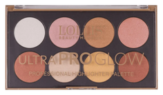 Хайлайтер для лица Lollis Ultra Pro Glow Professional Palette 02 40г
