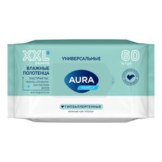 Полотенца влажные Aura Family big-pack 60 шт