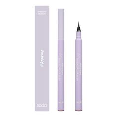 Подводка для бровей Soda Eyebrow marker 002 коричневая 1,1 г