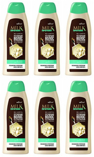 Шампунь Белита MILK протеин Реставрация волос без утяжеления для волос 500мл 6шт