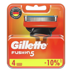 Кассеты Gillette Fusion 5 для станка с пятью лезвиями 4 шт