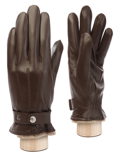 Перчатки мужские Eleganzza IS980 темно-коричневые/коричневые, р. 9