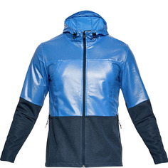 Спортивная ветровка мужская Under Armour Hybrid Wind Full Zip Hooded голубая SM INT