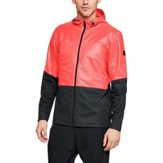 Спортивная ветровка мужская Under Armour Hybrid Windbreaker Hooded FZ розовая SM INT