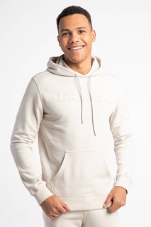 Худи мужское Champion Hooded Sweatshirt бежевое XL