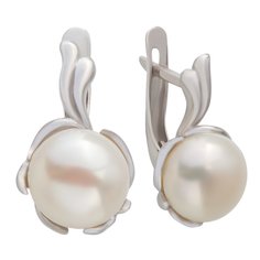 Серьги из серебра 585Gold 702005271, жемчуг культивированный