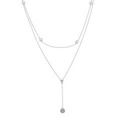 Колье-галстук из серебра 45 см 585Gold 706000299, фианит