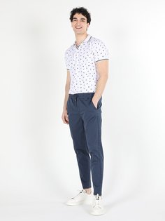 Брюки мужские Colins CL1057982_Q1.V1NV синие XL Colins