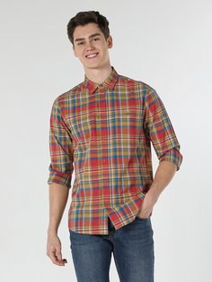 Рубашка мужская Colins CL1058969_Q1.V1TC разноцветная XL Colins