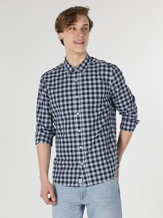 Рубашка мужская Colins CL1058816_Q1.V1 разноцветная XXL Colins