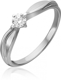 Кольцо помолвочное из золота с бриллиантом р. 16,5 PLATINA jewelry 01-0732-00-101-1120-30