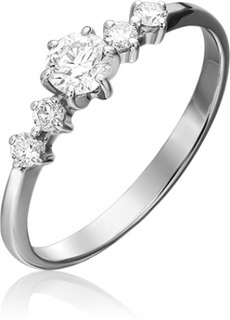 Кольцо из белого золота с бриллиантом р. 18 PLATINA jewelry 01-0466-00-101-1120-30