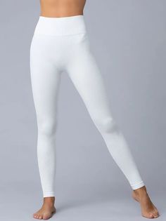 Леггинсы женские Giulia LEGGINGS RIB белые S/M