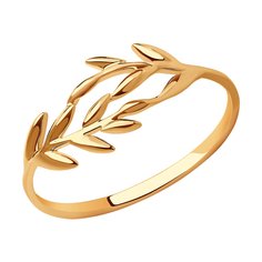 Кольцо из красного золота р. 19 SOKOLOV 019070