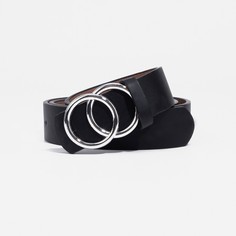 Ремень женский NoBrand 9345466 чёрный, 115 см