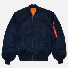 Бомбер мужской Alpha Industries MA-1 синий L