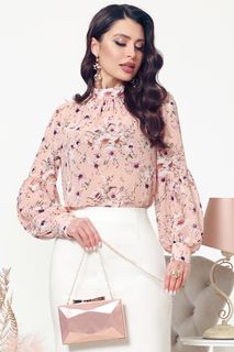 Блуза женская DSTrend Дива розовая 46 RU