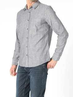 Рубашка мужская Colins CL1055804_Q1.V1_NAV синяя M