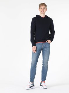 Джемпер мужской Colins CL1056916_Q1.V1_NAV синий L