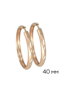 Серьги конго из красного золота SOKOLOV 140042