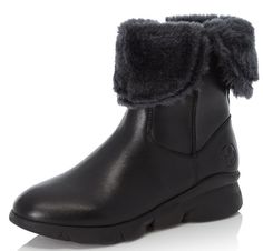 Полусапоги женские Rieker 90382/00 черные 37 RU