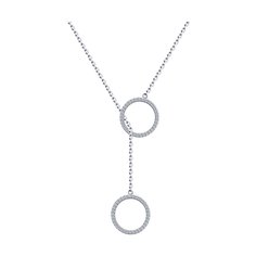 Колье-галстук из серебра 50-55 см SOKOLOV 94070723, фианит