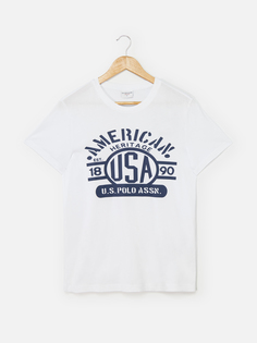 Футболка мужская U.S. POLO Assn. g081gl0110wate белая S