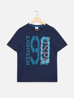 Футболка мужская U.S. POLO Assn. g081gl0110omari синяя S