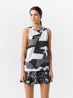 Футболка женская Adidas GL1223 бело-чёрная S