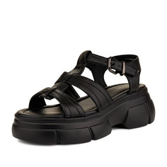 Босоножки женские INSTREET 77-31WA-79-1 черные 40 RU