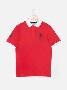 Футболка мужская U.S. POLO Assn. G081SZ011-000-1573758-T-TETUN красная 2XS