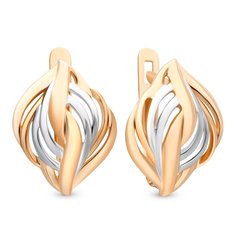 Серьги из красного золота 585Gold 402003502