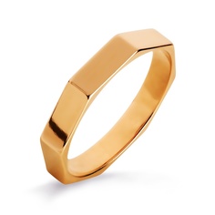 Кольцо обручальное из красного золота р. 19 585Gold 601006842