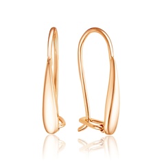 Серьги из красного золота 585Gold 402004495