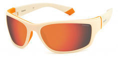 Спортивные солнцезащитные очки мужские Polaroid PLD 2135/S оранжевые