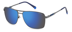 Солнцезащитные очки мужские Polaroid PLD 2136/G/S/X серые/синие