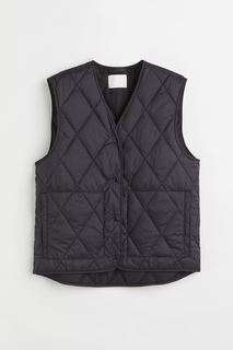 Жилет женский H&M 1063786001 черный XS