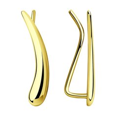 Серьги клаймберы из желтого золота SOKOLOV 028561-2