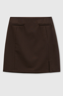 Юбка женская Finn Flare FAD110236 коричневая M