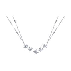 Колье из серебра 50-55 см SOKOLOV 94070935, фианит