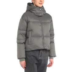 Пуховик женский Maison David MLY010-1 серый XS