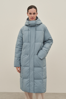 Пальто женское Finn Flare FAD11004 голубое XS