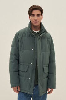 Куртка мужская Finn Flare FAD21070 зеленая 2XL