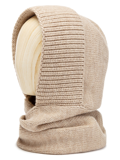 Капор женский Labbra LB-N88056 бежевая, р.57