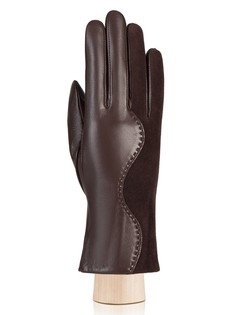 Перчатки женские Eleganzza IS959 коричневые р 6.5