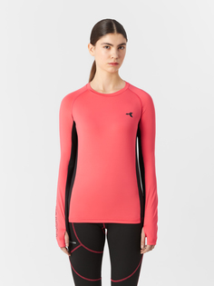 Лонгслив женский Konda KND-WF4T25 розовый/черный, M